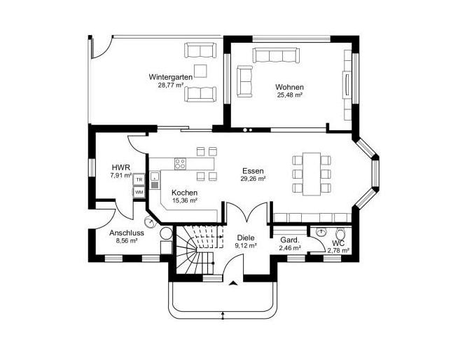Grundriss Erdgeschoss