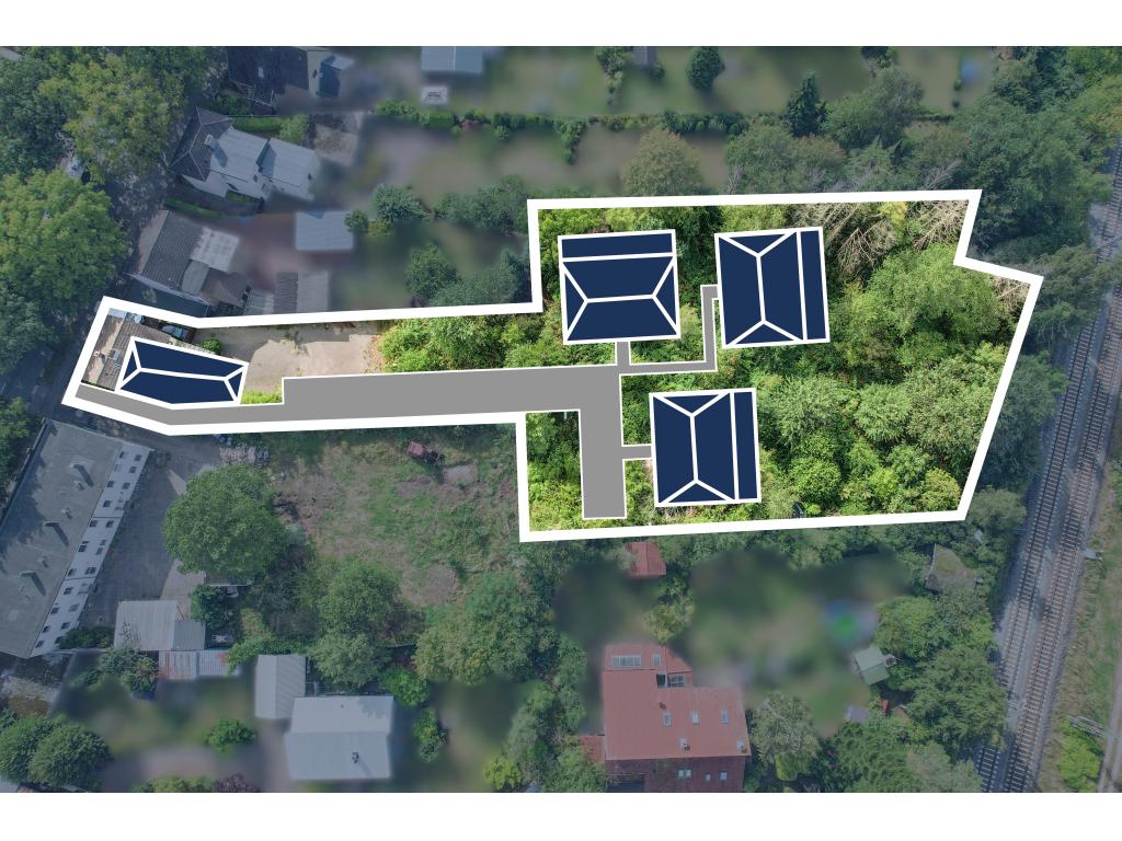 Das Projekt vor oben. Baubeginn 2023