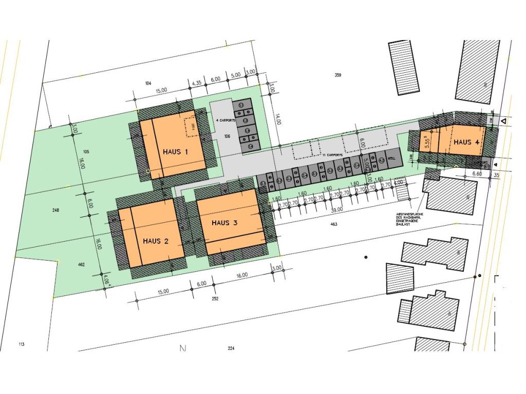 Lageplan Gesamtprojekt