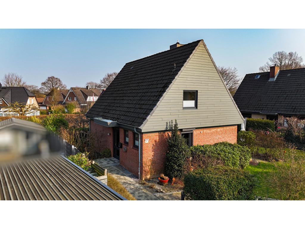 Einfamilienhaus: Frontansicht des Hauses