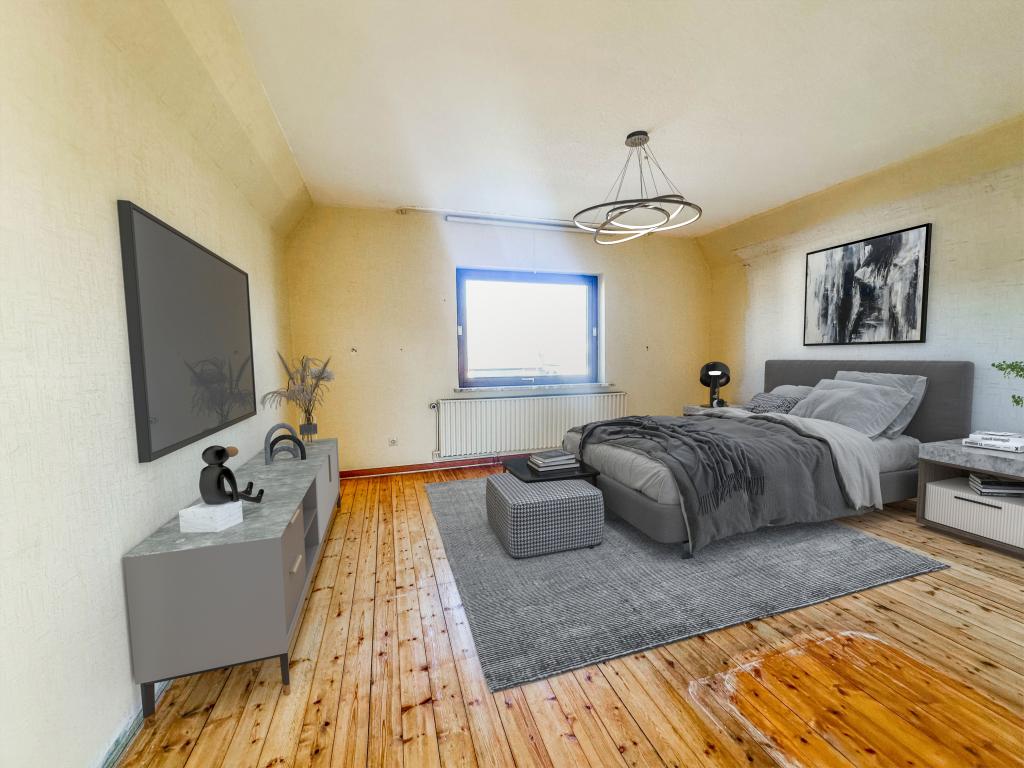 Einfamilienhaus: Schlafzimmer 2 digitales Staging
