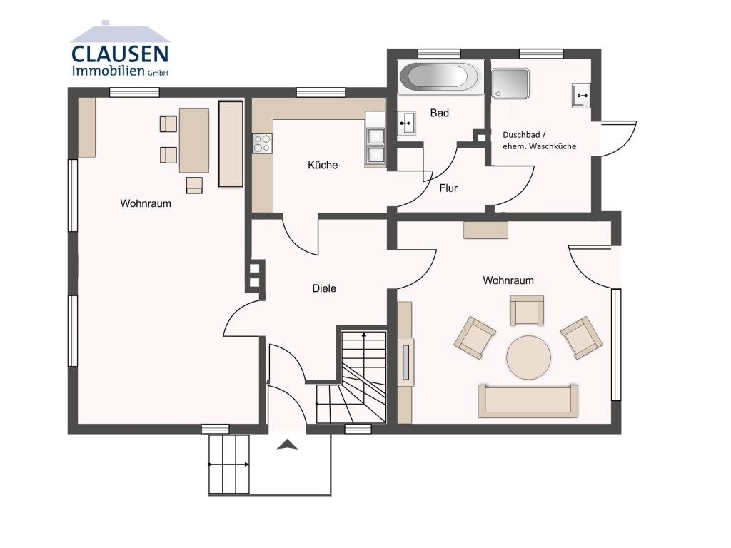Einfamilienhaus: Grundriss EG