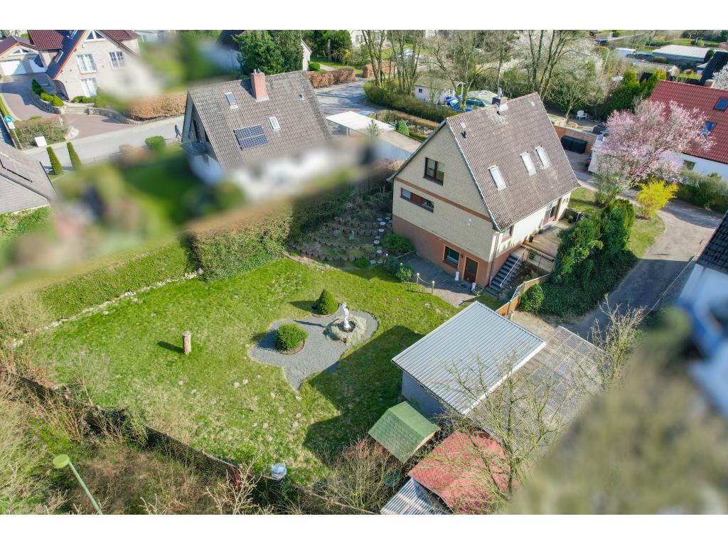 Einfamilienhaus: Rückansicht des Hauses