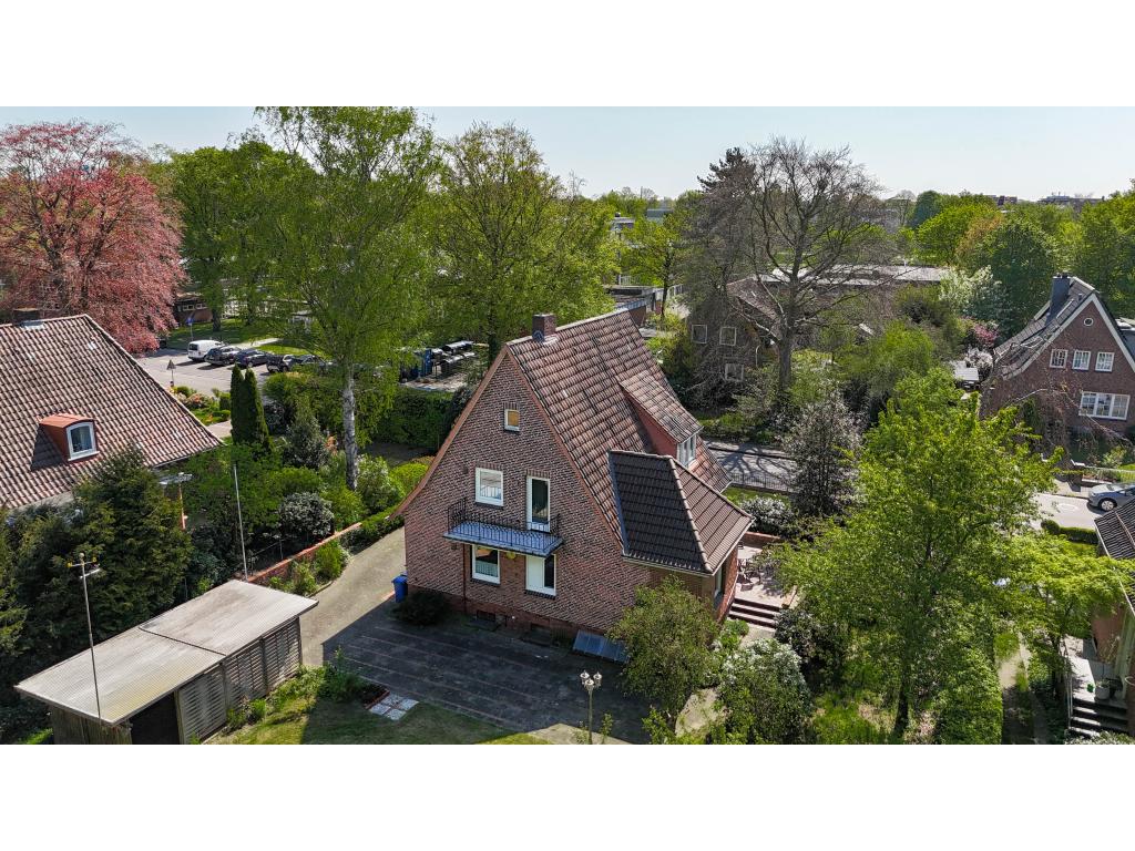Einfamilienhaus: Rückansicht des Hauses
