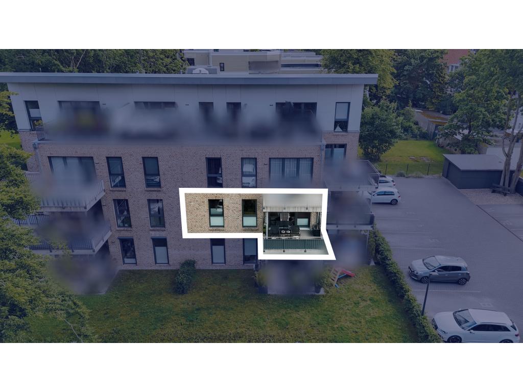 2 Zimmer Wohnung: Eigentumswohnung markiert
