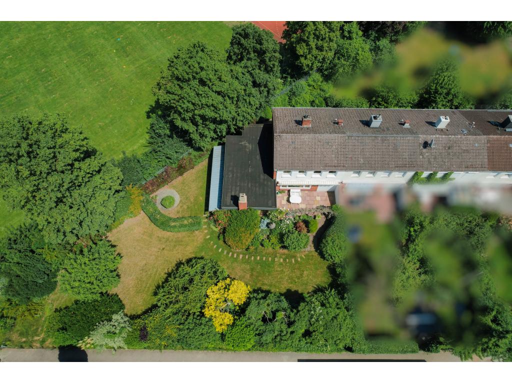 Reihenhaus: Vogelperspektive