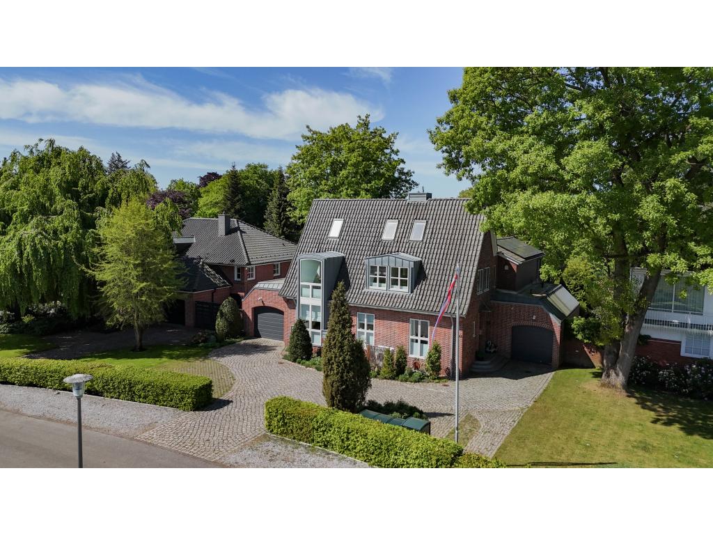 Villa: Straßenansicht - ruhige Lage