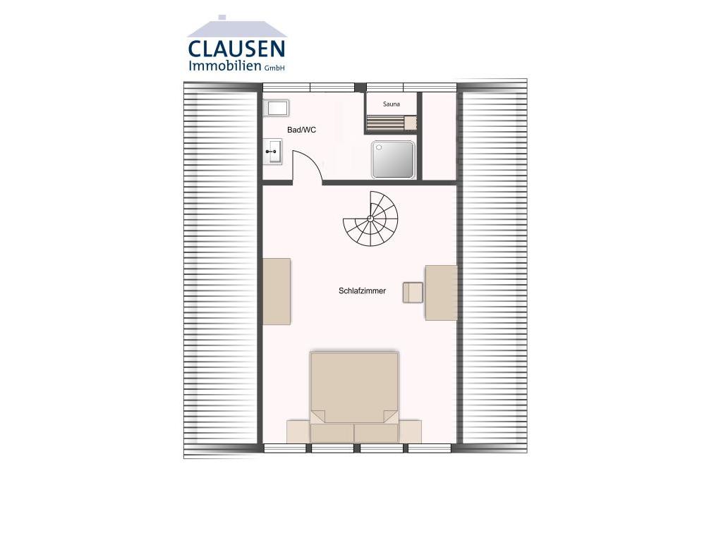 Einfamilienhaus: Grundriss DG