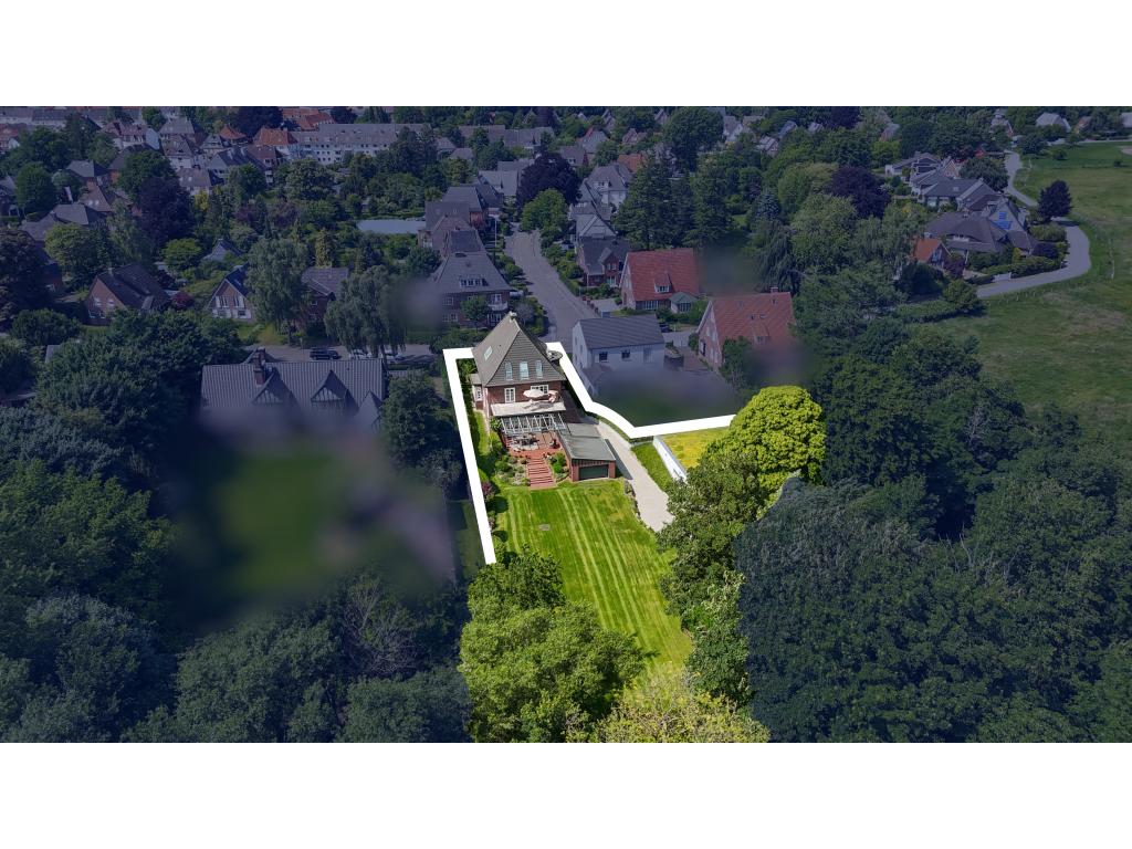 Villa: &uuml;ber 3.000 m&sup2; Grundst&uuml;ck an der Schwale