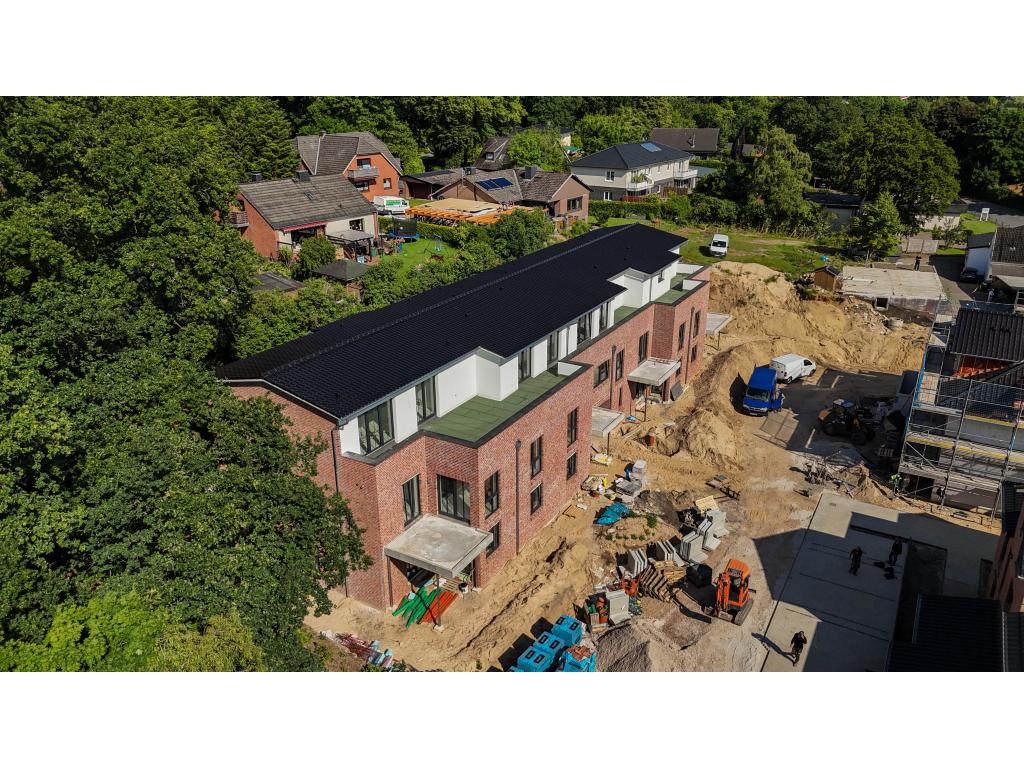 4 Zimmer Wohnung: Westansicht