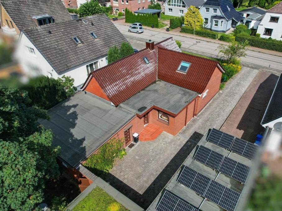 Einfamilienhaus: Rückansicht des Hauses