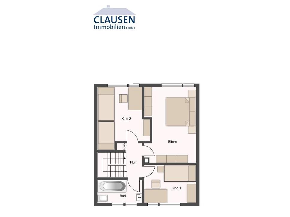 Reihenhaus: Grundriss DG