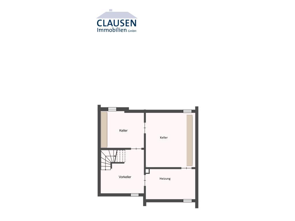Reihenhaus: Grundriss KG