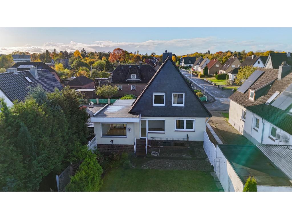 Einfamilienhaus: Rückansicht des Hauses