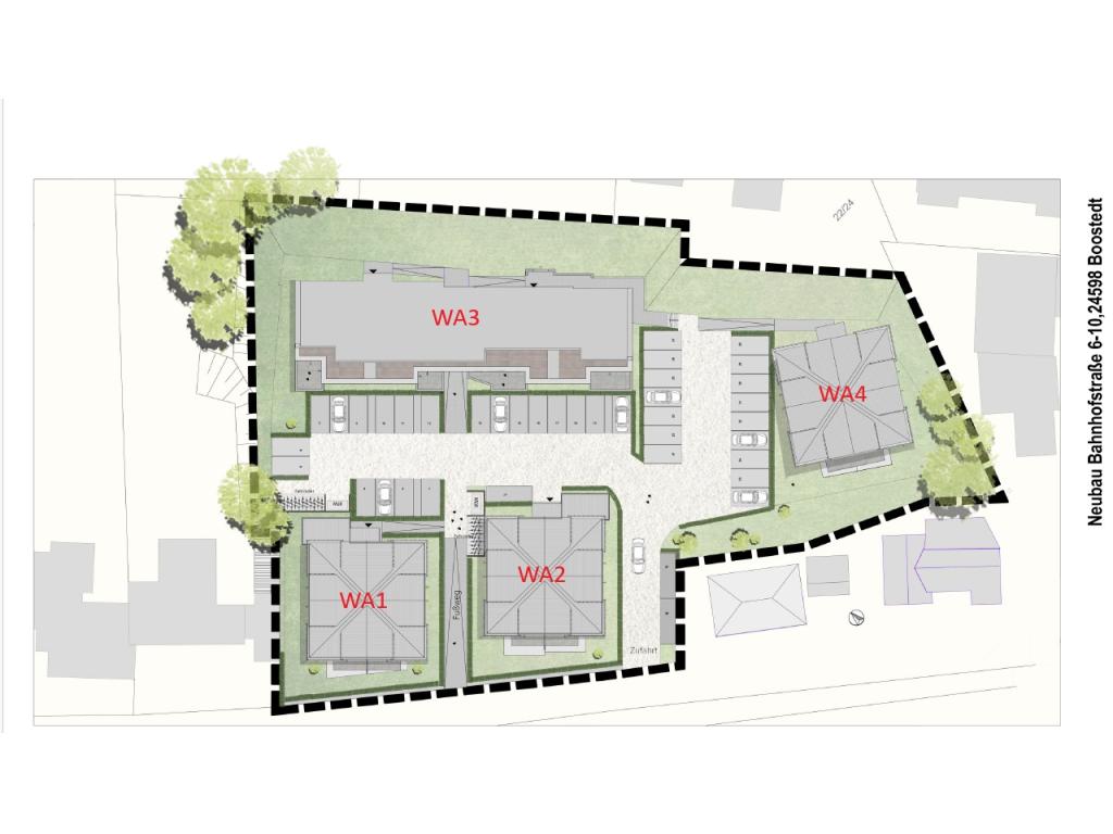 Mehrfamilienhaus: Übersichtsplan (WA2)