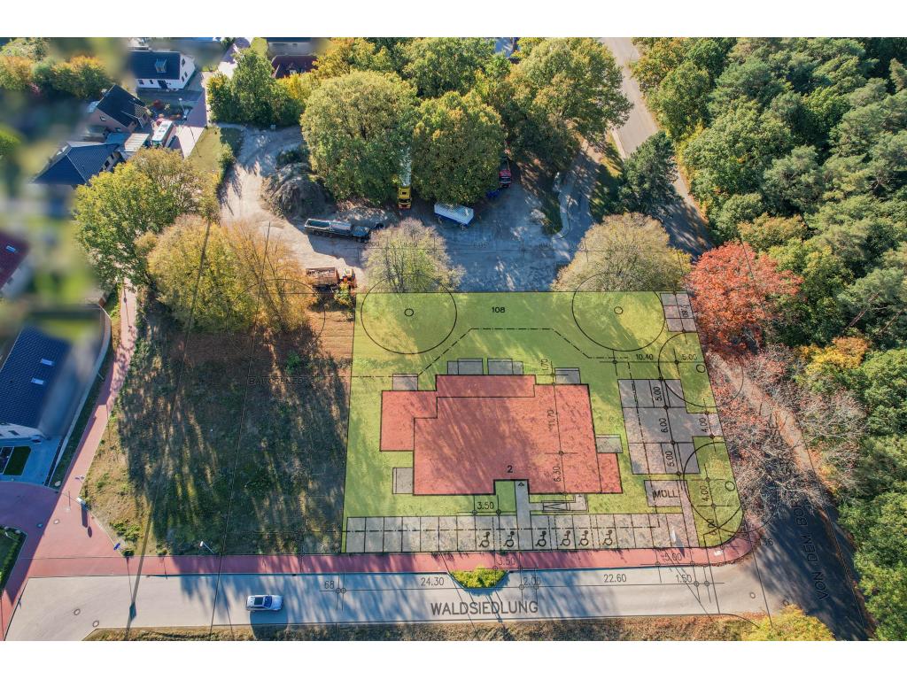 Lageplan Bauvorhaben 4 Zimmer Wohnung: Lageplan Bauvorhaben