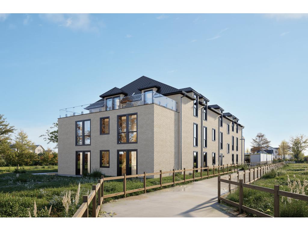 Rückansicht 3 Zimmer Wohnung: Rückansicht