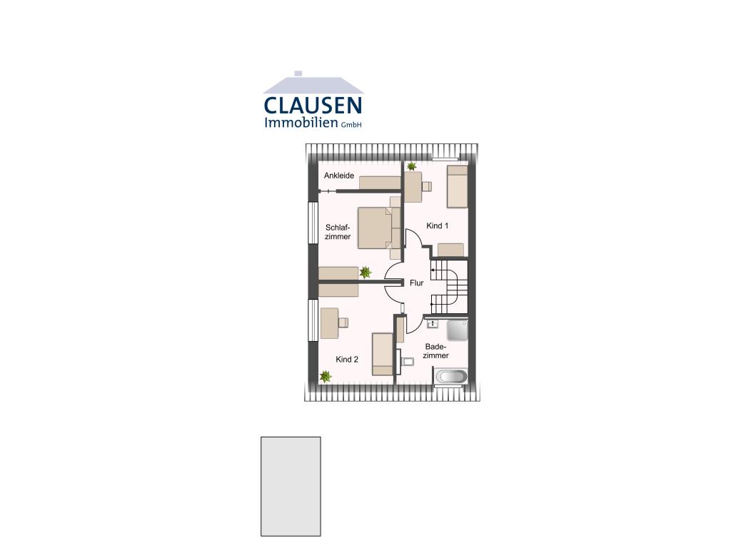 Grundriss DG Doppelhaushälfte: Grundriss DG