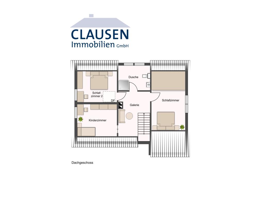 skizzierter Grundriss DG Einfamilienhaus: skizzierter Grundriss DG