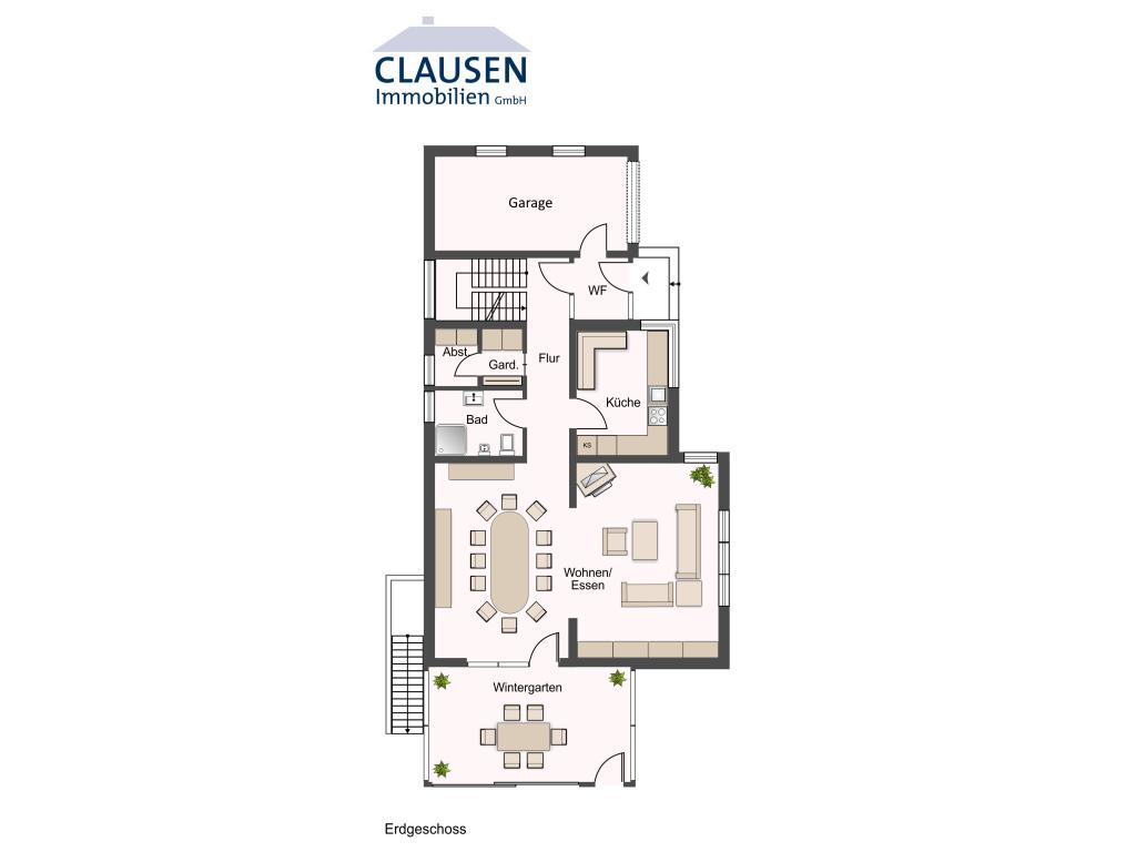 Grundriss EG Einfamilienhaus: Grundriss EG