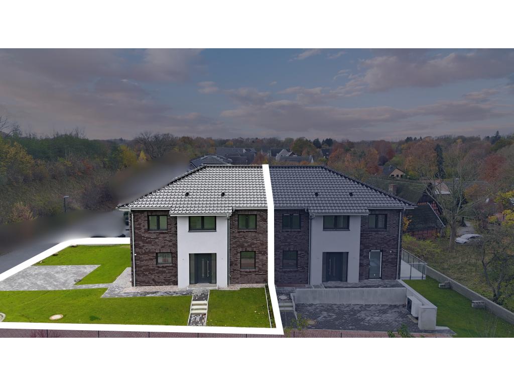 Grundstück Haus 9a Doppelhaushälfte: Grundstück Haus 9a