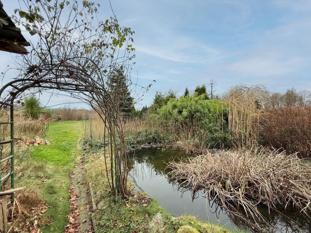 Teich Doppelhaushälfte: Teich