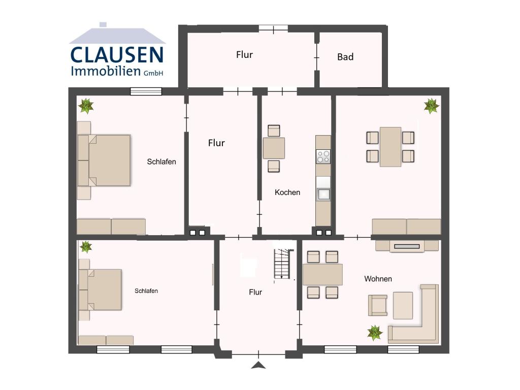 Einfamilienhaus: Grundriss EG