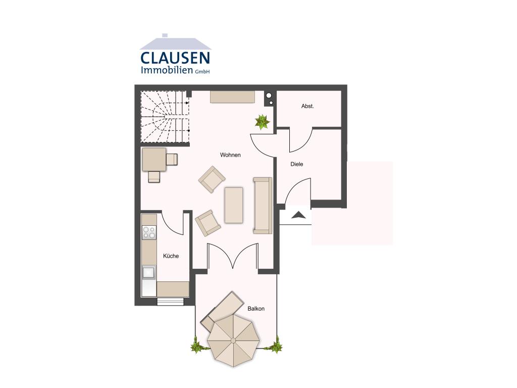 skizzierter Grundriss EG Reihenhaus: skizzierter Grundriss EG