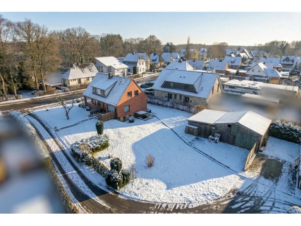 Rückansicht Einfamilienhaus: Rückansicht