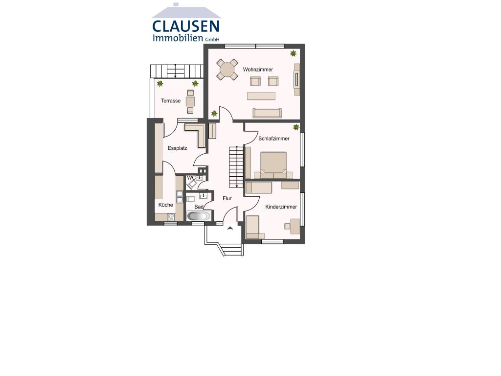 Einfamilienhaus: Grundriss EG