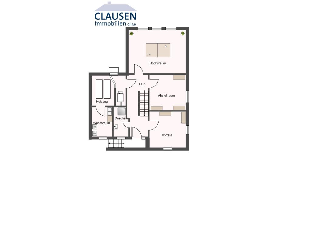 Einfamilienhaus: Grundrtiss KG