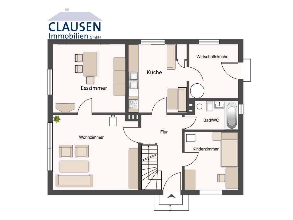 skizzierter Grundriss EG Einfamilienhaus: skizzierter Grundriss EG