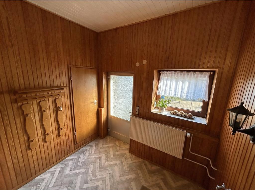 Einfamilienhaus: Hintereingang