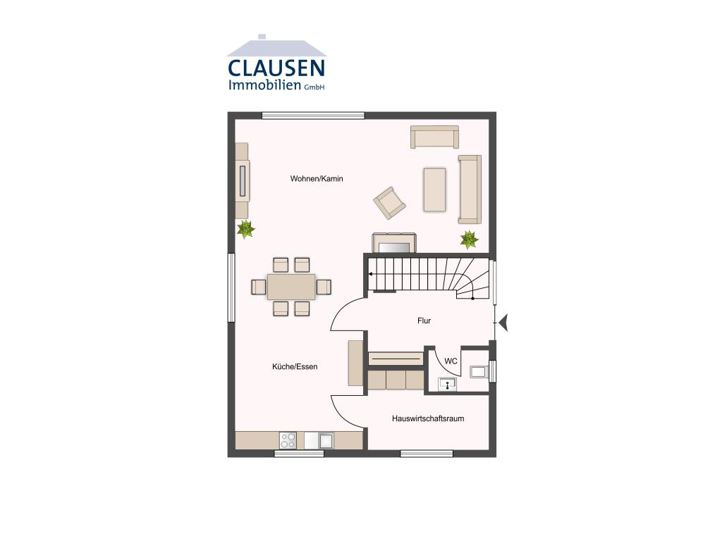Einfamilienhaus: Grundriss EG