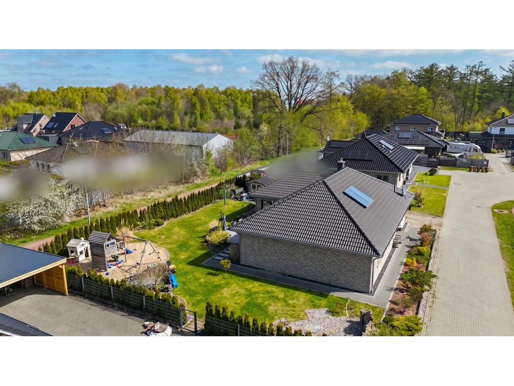 Einfamilienhaus: Seitenansicht