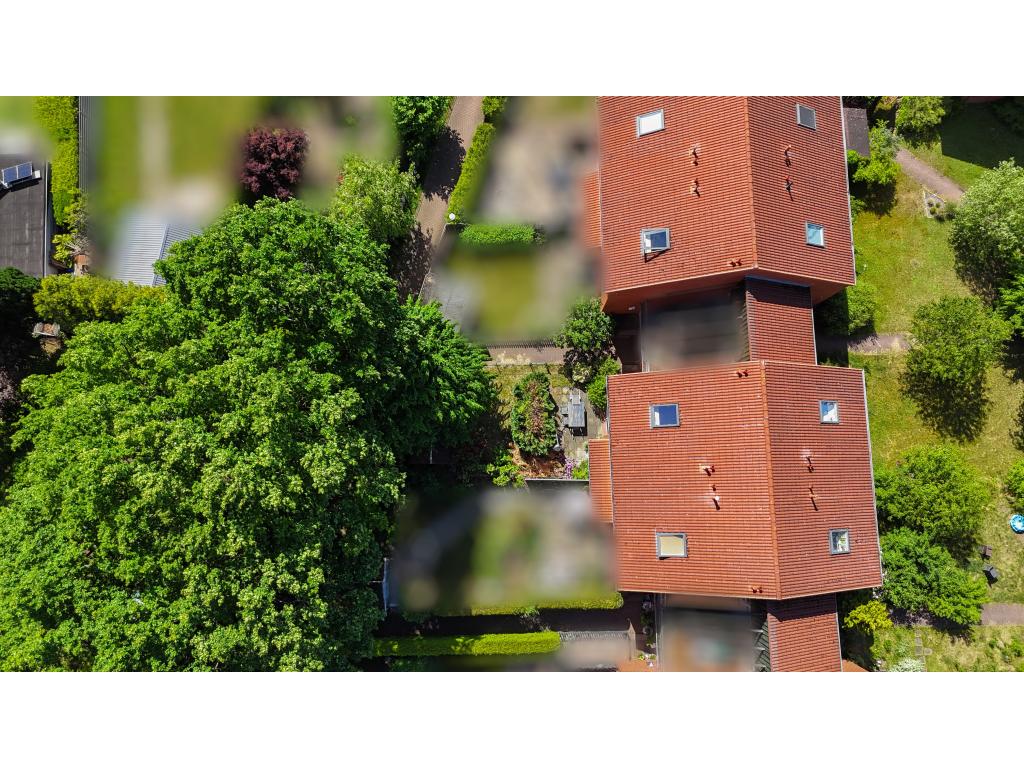 Vogelperspektive Reihenhaus: Vogelperspektive