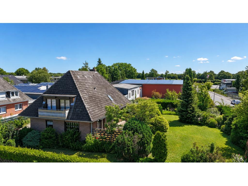 Außenansicht - Garten Einfamilienhaus: Außenansicht - Garten