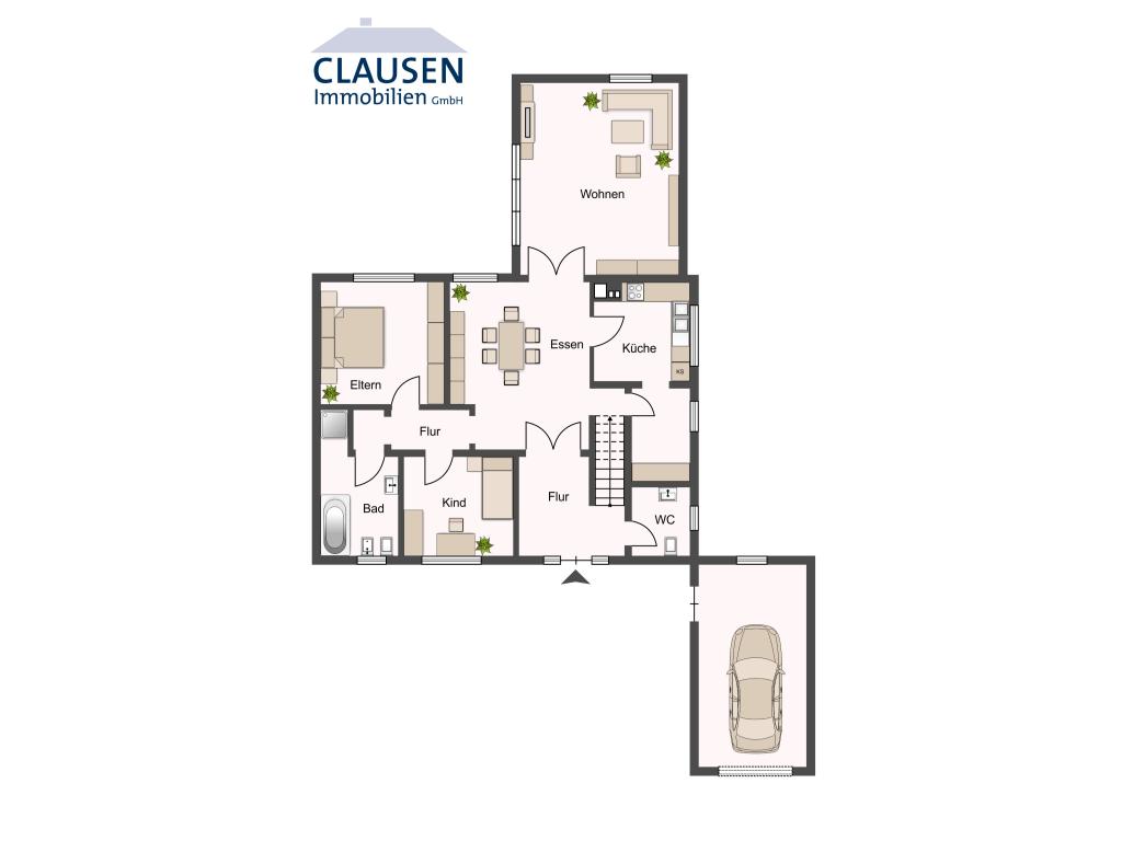 skizzierter Grundriss EG Einfamilienhaus: skizzierter Grundriss EG