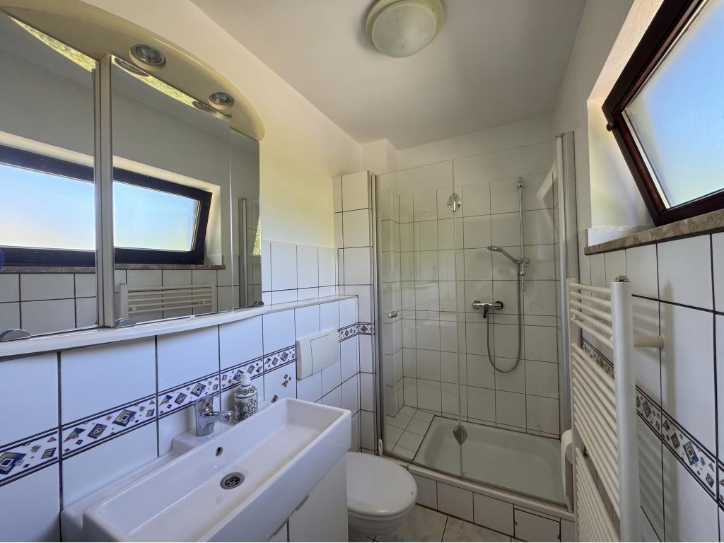 Einfamilienhaus: Badezimmer nebst Dusche