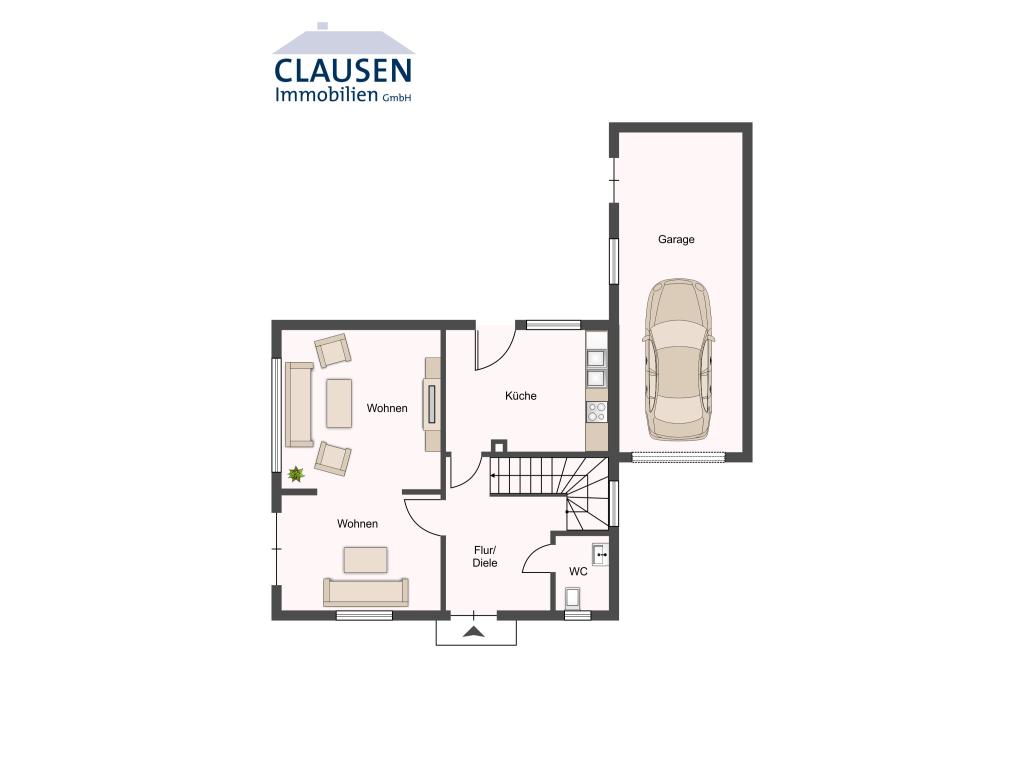 Grundriss - Erdgeschoss Einfamilienhaus: Grundriss - Erdgeschoss