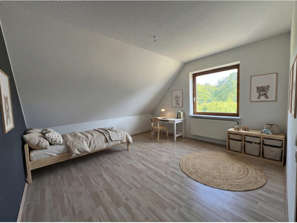 Einfamilienhaus: Zimmer 1 - digitales Staging
