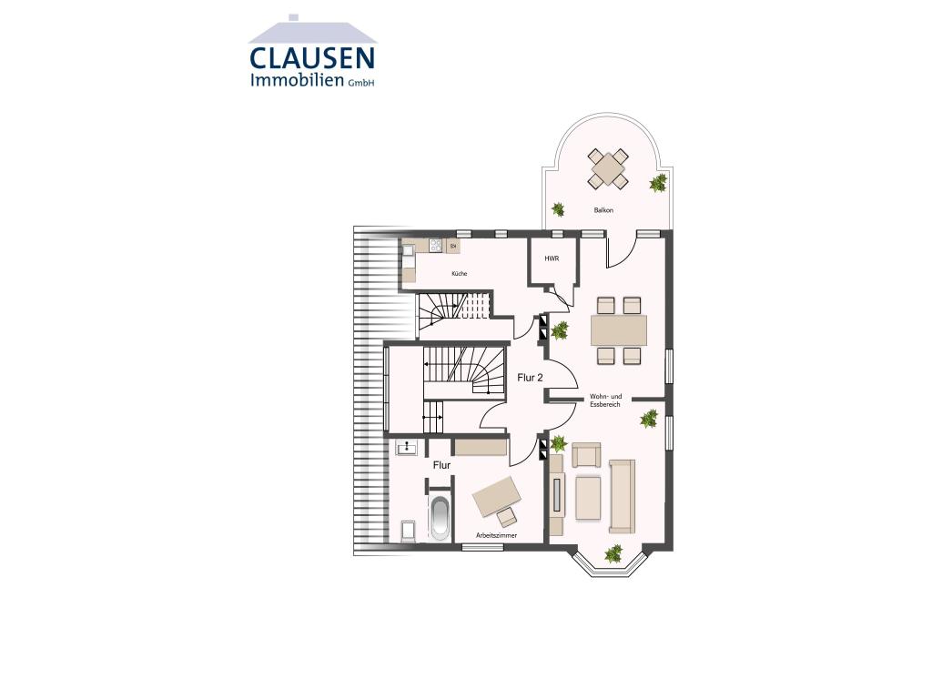 Grundriss OG Villa: Grundriss OG