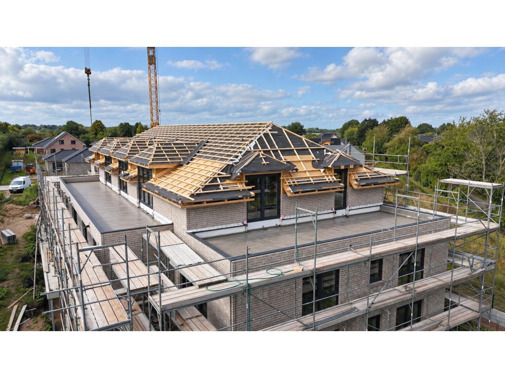 4 Zimmer Wohnung: Baustellenupdate - Dachterrasse
