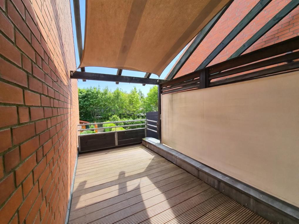 Reihenhaus: Dachterrasse