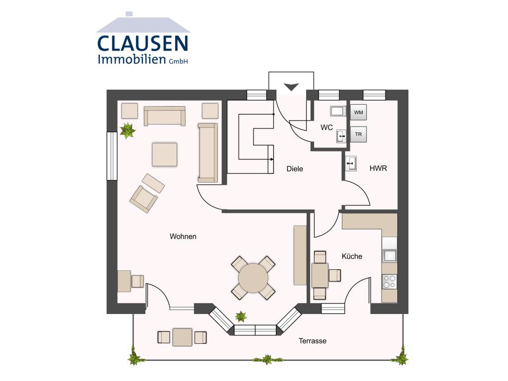Einfamilienhaus: Grundriss EG