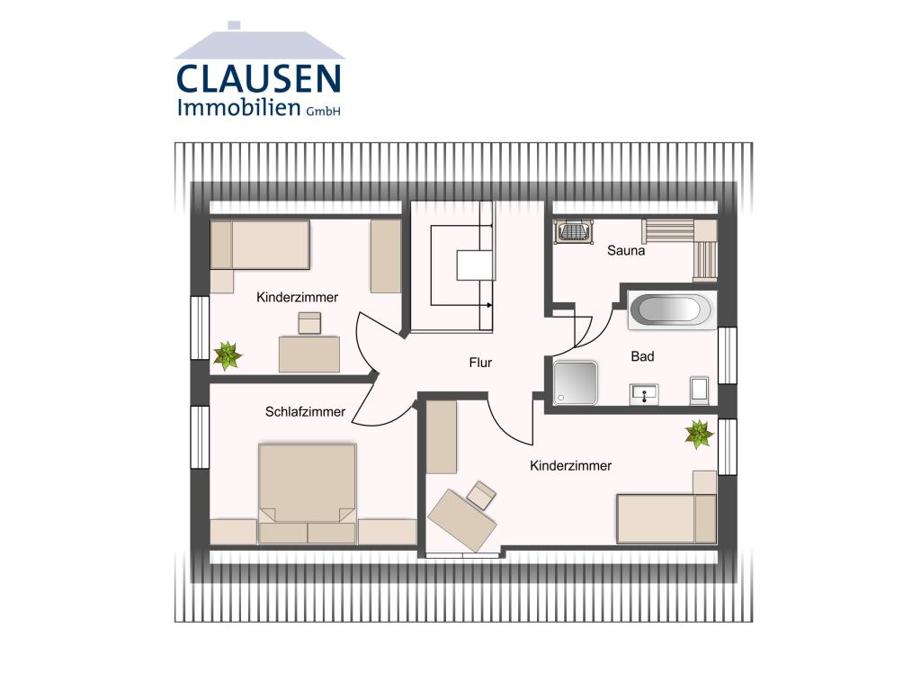 Einfamilienhaus: Grundriss DG