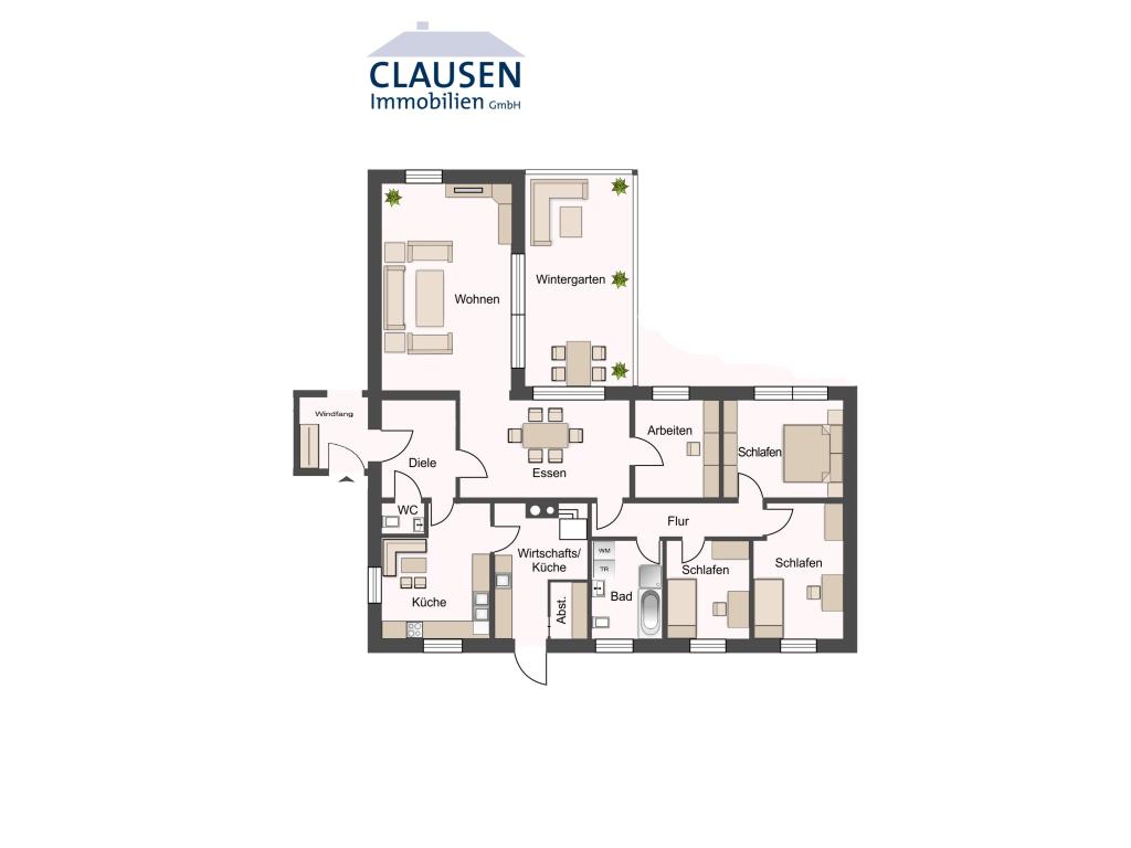 skizzierter Grundriss - 1. WE Einfamilienhaus: skizzierter Grundriss - 1. WE