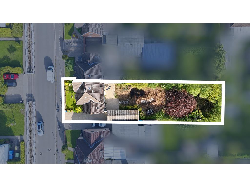Doppelhaush&auml;lfte: eingezeichnetes Grundst&uuml;ck
